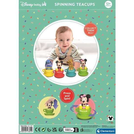 TAZA PERSONAJES GIRATORIOS BABY DISNEY. SE CONVIERTE EN UN JUEGO CON CUATRO SIMPATICAS VERSIONES.   - MODELOS SURTIDOS image 5