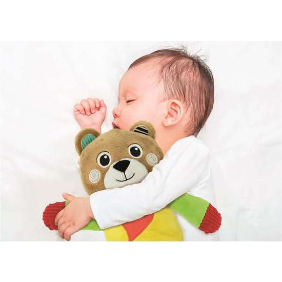 PELUCHE BOB EL OSITO 16X22.5X8.5 CM CON DIFERENTES MATERIALES PARA LA ESTIMULACIÓN MULTISENSORIAL DEL NIÑO. image 5
