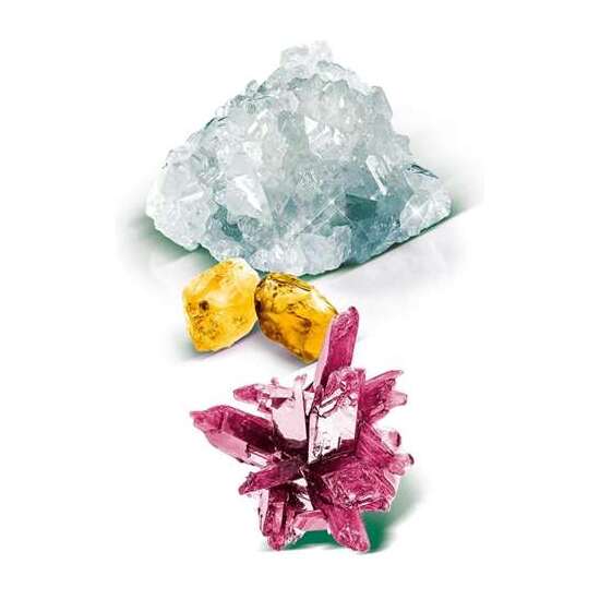 JUEGO CREA TUS CRISTALES. UN FASCINANTE LABORATORIO CON TODO LO NECESARIO PARA OBTENER INCREÍBLES CRISTALES BLANCOS Y DE COLORES! 37X28.1X6.5 CM image 3