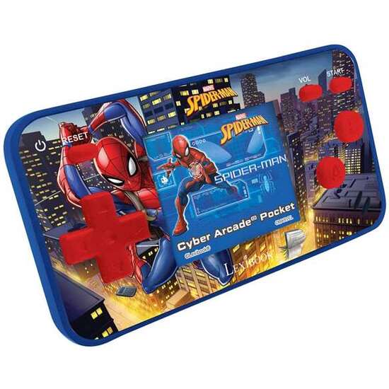 CONSOLA DE BOLSILLO CYBER ARCADE POCKET SPIDERMAN PANTALLA 1.8 CON 150 JUEGOS INCLUIDOS.10 CON SPIDERMAN 14X13X3.50 CM image 0