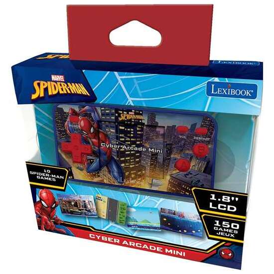 CONSOLA DE BOLSILLO CYBER ARCADE POCKET SPIDERMAN PANTALLA 1.8 CON 150 JUEGOS INCLUIDOS.10 CON SPIDERMAN 14X13X3.50 CM image 4