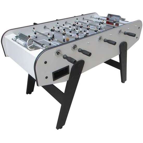FUTBOLINES FUTBOLÍN HALCÓN BLANCO MEDIDAS PRODUCTO: 157X74X92 CM CAMPO DE JUEGO 117 X68 JUGADORES DE METAL image 0