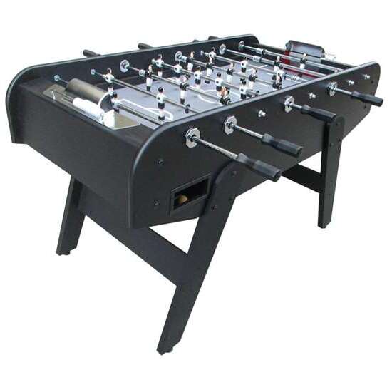 FUTBOLINES FUTBOLÍN HALCÓN  NEGRO MEDIDAS PRODUCTO: 157X74X92 CM  CAMPO DE JUEGO 117 X68 JUGADORES DE METAL image 0