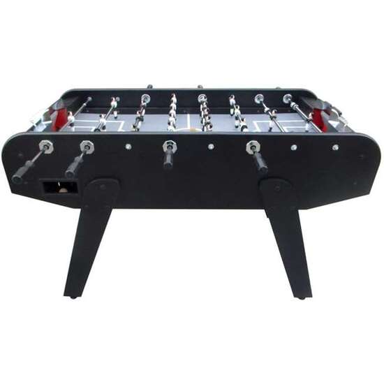 FUTBOLINES FUTBOLÍN HALCÓN  NEGRO MEDIDAS PRODUCTO: 157X74X92 CM  CAMPO DE JUEGO 117 X68 JUGADORES DE METAL image 1