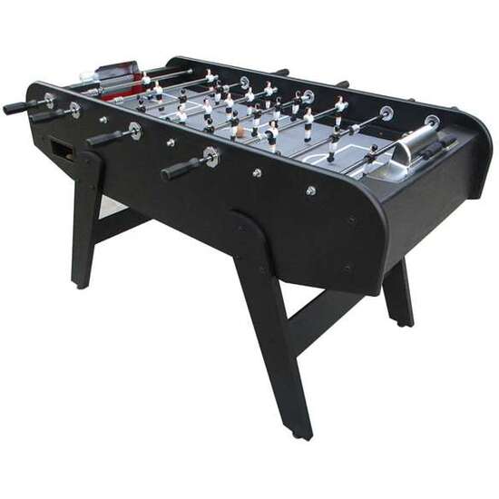 FUTBOLINES FUTBOLÍN HALCÓN  NEGRO MEDIDAS PRODUCTO: 157X74X92 CM  CAMPO DE JUEGO 117 X68 JUGADORES DE METAL image 3