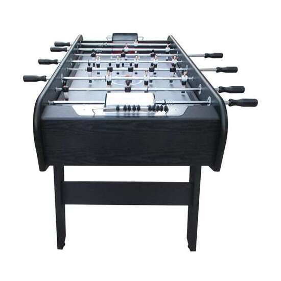 FUTBOLINES FUTBOLÍN HALCÓN  NEGRO MEDIDAS PRODUCTO: 157X74X92 CM  CAMPO DE JUEGO 117 X68 JUGADORES DE METAL image 4