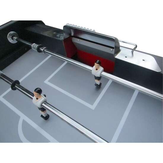 FUTBOLINES FUTBOLÍN HALCÓN  NEGRO MEDIDAS PRODUCTO: 157X74X92 CM  CAMPO DE JUEGO 117 X68 JUGADORES DE METAL image 5