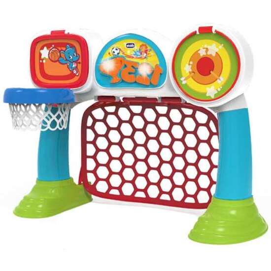 JUEGO LIGA MULTIDEPORTE 3 EN 1 CON LUCES Y SONIDOS ¡MARCA GOL, TIRA A CANASTA Y ACIERTA EN EL BLANCO! 54,8X24,5X43,2 CM image 1