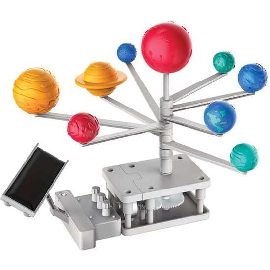 MAQUETA DEL SISTEMA SOLAR.CONSTRUYE Y OBSERVA CÓMO LOS PLANETAS GIRAN ALREDEDOR DEL SOL DE FORMA AUTÓNOMA.20,6X6,1X27,6 CM image 1