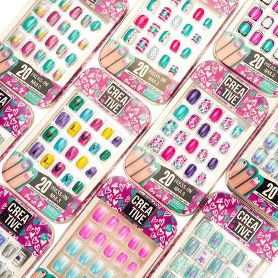 SET CREATIVO PARA UÑAS CON 20 UNDS. EXP. 24 MODELOS Y TAMAÑOS DIFERENTES 8,2X14X1 CM - MODELOS SURTIDOS image 3