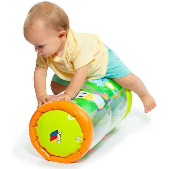 ACTIVITY ROLLER. TUBO DE PLASTICO HINCHABLE Y TRANSPARENTE. EL BEBE PODRÁ GATEAR Y PASAR LAS BOLITAS DE UN LADO A OTRO. image 1