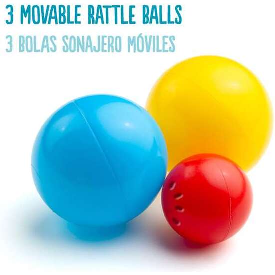 ACTIVITY ROLLER. TUBO DE PLASTICO HINCHABLE Y TRANSPARENTE. EL BEBE PODRÁ GATEAR Y PASAR LAS BOLITAS DE UN LADO A OTRO. image 3