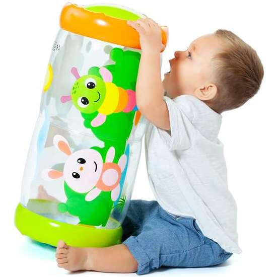 ACTIVITY ROLLER. TUBO DE PLASTICO HINCHABLE Y TRANSPARENTE. EL BEBE PODRÁ GATEAR Y PASAR LAS BOLITAS DE UN LADO A OTRO. image 7