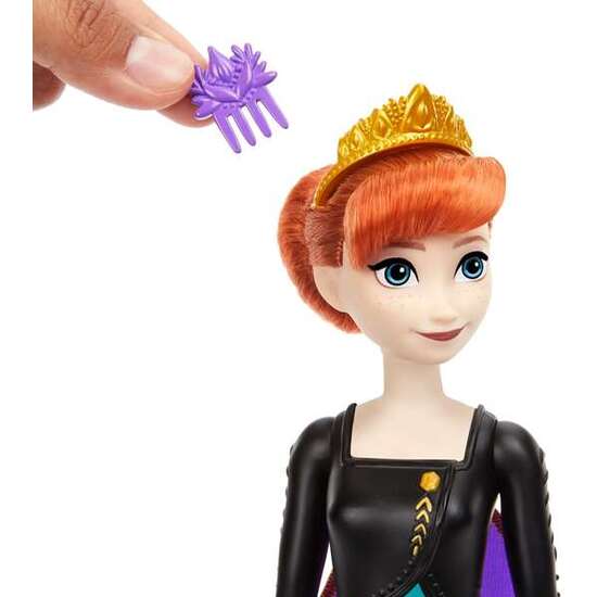 MUÑECA FROZEN ANNA SPIN AND REVEAL.INCLUYE 11 SORPRESAS 5 ACCESORIOS Y 5 PEGATINAS CON UNA ESCENA DE JUEGO INSPIRADA EN LA PELICULA. image 5