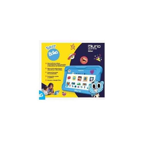 TABLET KURIO BOING. 7". ANDROID 13 OS 32 GB ROM QUADCORE CPU BATERÍA 3200 MAH BT 5.0, CARGADOR TIPO MICRO image 2