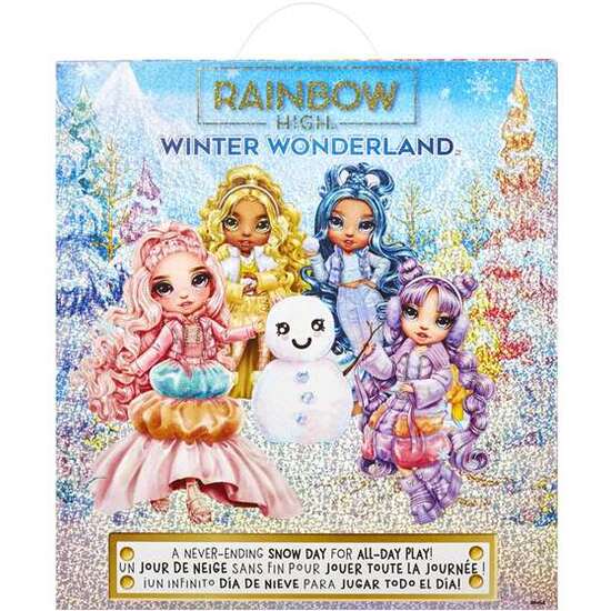 RAINBOW HIGH MUÑECA WINTER WONDERLAND MORADA 22 CM. LISTAS PARA LA NIEVE! INCLUYE UN KIT PARA HACER TU PROPIO MUÑECO DE NIEVE. image 3