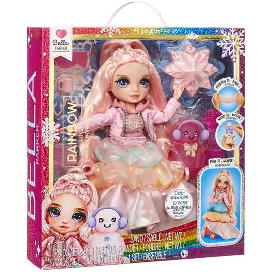 MUÑECA RAINBOW HIGH WINTER WONDERLAND ROSA 22 CM. LISTAS PARA LA NIEVE! INCLUYE UN KIT PARA HACER TU PROPIO MUÑECO DE NIEVE. image 1