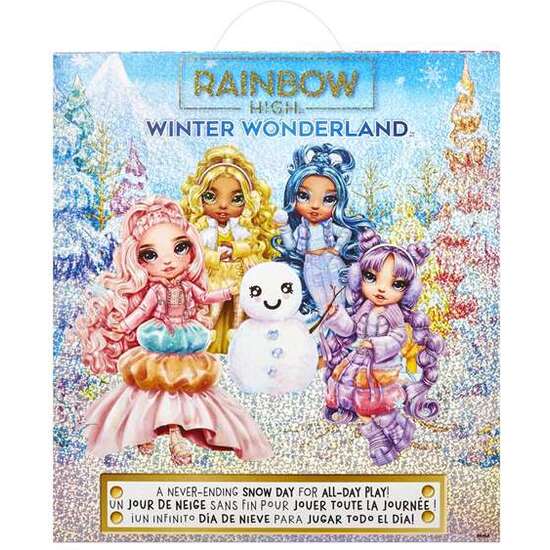 MUÑECA RAINBOW HIGH WINTER WONDERLAND ROSA 22 CM. LISTAS PARA LA NIEVE! INCLUYE UN KIT PARA HACER TU PROPIO MUÑECO DE NIEVE. image 3
