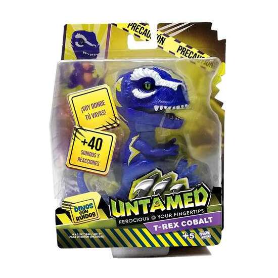 FIGURA UNTAMED DINO T-REX CON MAS DE 40 SONIDOS Y REACCIONES. SE TIRA PEDOS! 22,5X15X6,5 CM - MODELOS SURTIDOS image 0