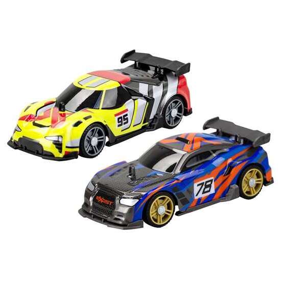 COCHE RADIO CONTROL BUILD 2 DRIVE PACK DOBLE. 2.4 GHZ CON MAS DE 40 PIEZAS PARA CONSTRUIR. INCLUYE ACCESORIOS PARA CONSTRUIR SU PROPIA PISTA. image 0