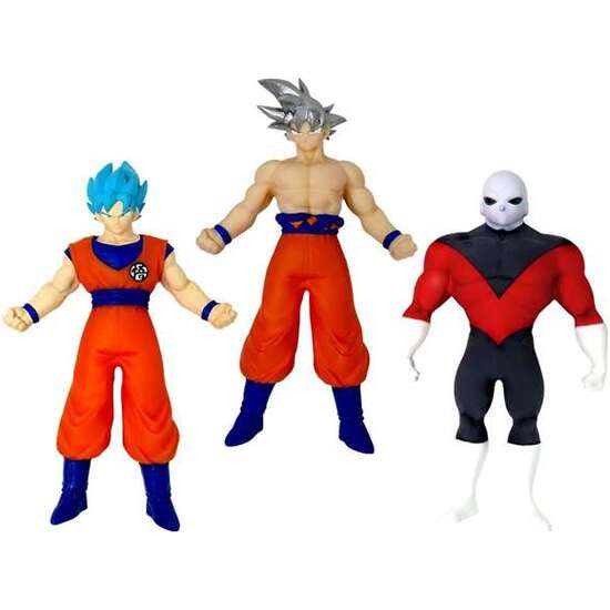 FIGURA ESTIRABLE MONSTERFLEX DRAGON BALL PACK DE 3.ESTRUJA, RETUERCE Y ESTIRA TUS PERSONAJES DE DRAGON BALL. 25X16X4 CM - MODELOS SURTIDOS image 4