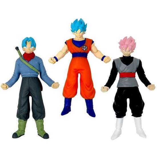 FIGURA ESTIRABLE MONSTERFLEX DRAGON BALL PACK DE 3.ESTRUJA, RETUERCE Y ESTIRA TUS PERSONAJES DE DRAGON BALL. 25X16X4 CM - MODELOS SURTIDOS image 5