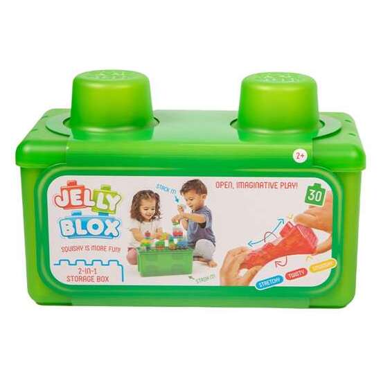JUEGO DE CONSTRCUCCIÓN JELLY BLOX 30 PIEZAS. SISTEMA DE CONSTRUCCIÓN IMAGINATIVO Y UNICO. CONSTRUYE, APLASTA Y ESTIRA. image 2