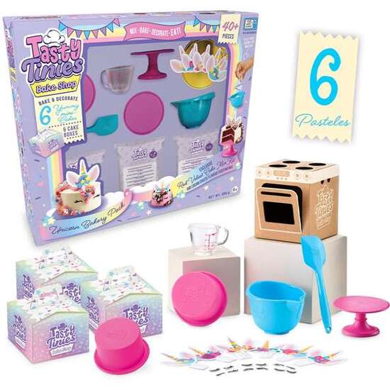UNICORN PARTY PACK. TARTAS CON DIVERTIDAS DECORACIONES DE UNICORNIO. (MEZCLAR,VERTER,COCINAR,DECORAR Y A COMER) image 0