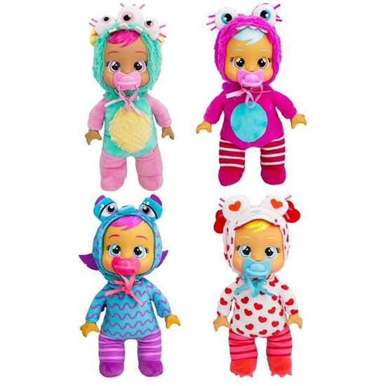 MUÑECO BEBE LLORON TINY CUDDLES MONSTER LOS NUEVOS MONSTRUITOS DE PLANETA LAGRIMA QUE LLORAN LAGRIMAS DE VERDAD CON CHUPETE A CONJUNTO 25 CM - MODELOS SURTIDOS image 5