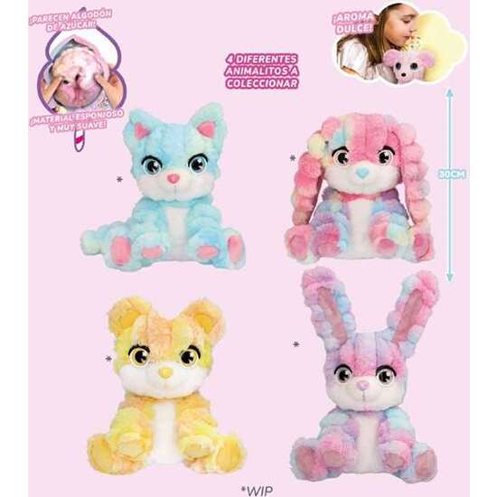 PELUCHE COTTON CUTIES PEQUEÑO ¡CON UN AROMA TAN DULCE QUE PARECEN ALGODÓN DE AZÚCAR! - MODELOS SURTIDOS image 1