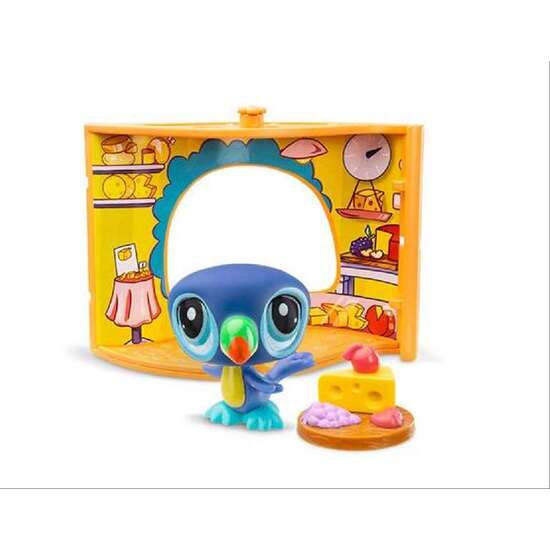 FIGURA MASCOTA LITTLEST PET SHOP PET NOOKS. INCLUYE 1 MASCOTA,SET APILABLE Y 2 ACCESORIOS. - MODELOS SURTIDOS image 2
