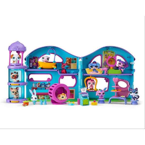 CASA DELUXE LITTLEST PET SHOP PLAYSET. INCLUYE VARIOS NIVELES PARA LAS ENTRAÑABLES FIGURAS. 29,21X59,69X11,43 CM image 1