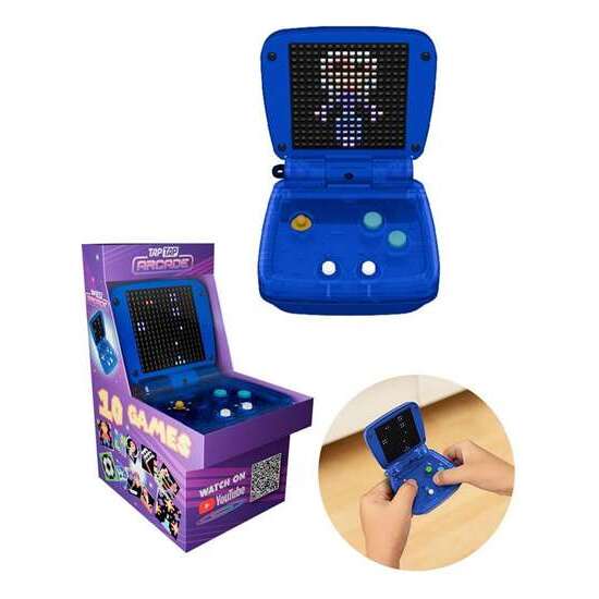 TAPTAP ARCADE. PANTALLA LED. DISPOSITIVO ELECTRÓNICO PORTÁTIL QUE INCLUYE 10 DIVERTIDOS JUEGOS. - MODELOS SURTIDOS image 1