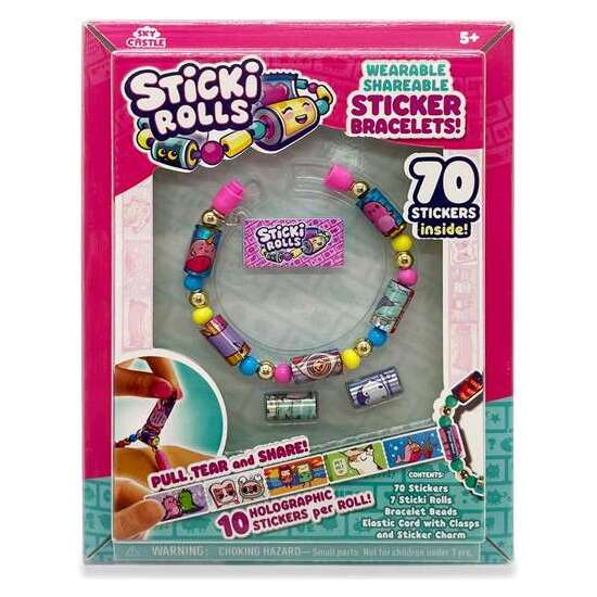 SET DE PULSERAS STICKI ROLLS ¡CREA IMPRESIONANTES PULSERAS CON TEMÁTICA HAWAII! INCLUYE 2 ROLLOS INTERCAMBIABLES image 0