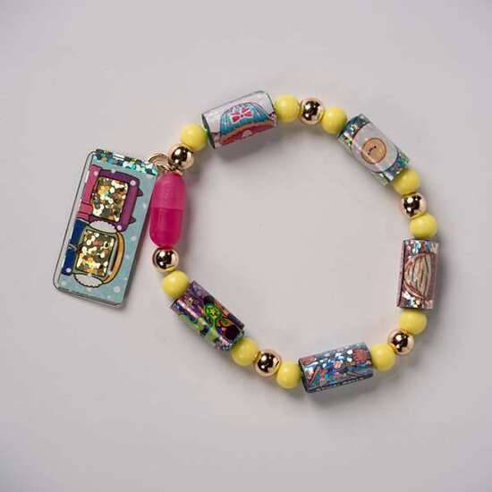 SET DE PULSERAS STICKI ROLLS ¡CREA IMPRESIONANTES PULSERAS CON TEMÁTICA HAWAII! INCLUYE 2 ROLLOS INTERCAMBIABLES image 5