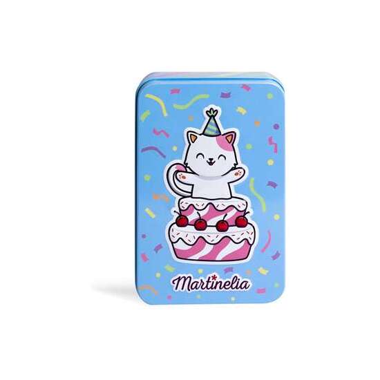 LATA DE BELLEZA MARTINELIA OJOS Y UÑAS. 9X13,5X4,5 CM INCLUYE 12 SOMBRAS DE OJOS Y 2 ESMALTES DE UÑAS. image 1