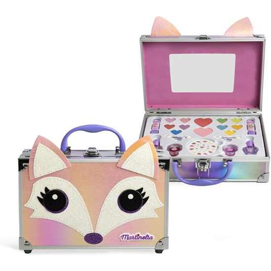 MALETIN DE BELLEZA MARTINELIA MIS MEJORES AMIGOS.25,5X18X9 CM. INCLUYE SOMBRAS DE OJOS,BARRAS DE LABIOS,ESMALTES DE UÑAS,BRILLOS Y ACCESORIOS. image 0