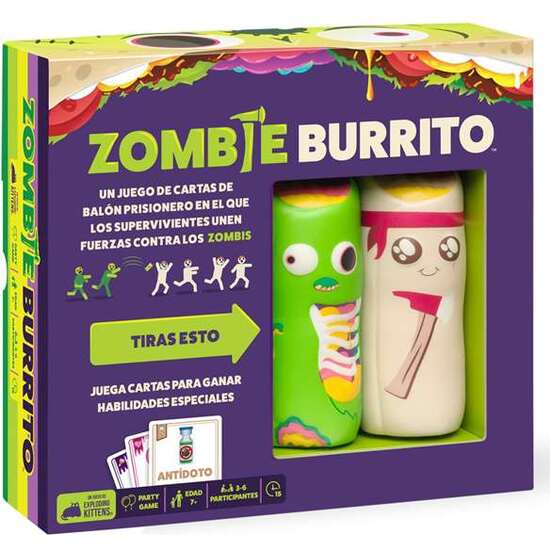 JUEGO ZOMBIE BURRITO. PARA GANAR HABILIDADES ESPECIALES. LOS SUPERVIVIENTES UNEN FUERZAS CONTRA LOS ZOMBIS. image 0