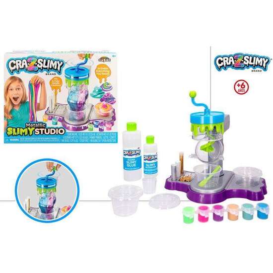ESTUDIO CRA-Z-SLIMY MEZCLA SLIMY.INCLUYE TODO PARA HACER SLIME DE MANERA RÁPIDA. UNA MÁQUINA FACIL DE USAR. image 0