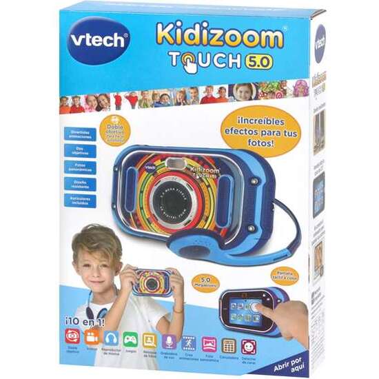CÁMARA DE FOTOS DIGIGAL KIDIZOOM TOUCH 5 MEGAPÍXELES CON PANTALLA TÁCTIL DE 3,5" Y 10 FUNCIONES. 8,6X15X3,1 CM image 0