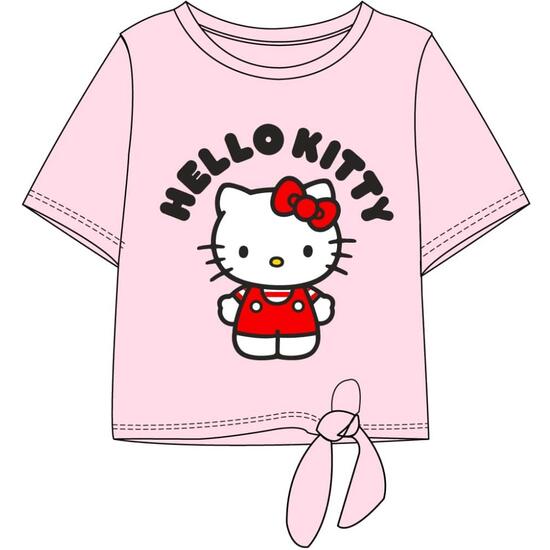 CAMISETA CORTA SINGLE JERSEY HELLO KITTY image 0