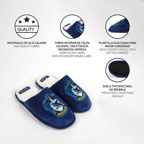 ZAPATILLAS DE CASA ABIERTA HARRY POTTER RAVENCLAW image 4