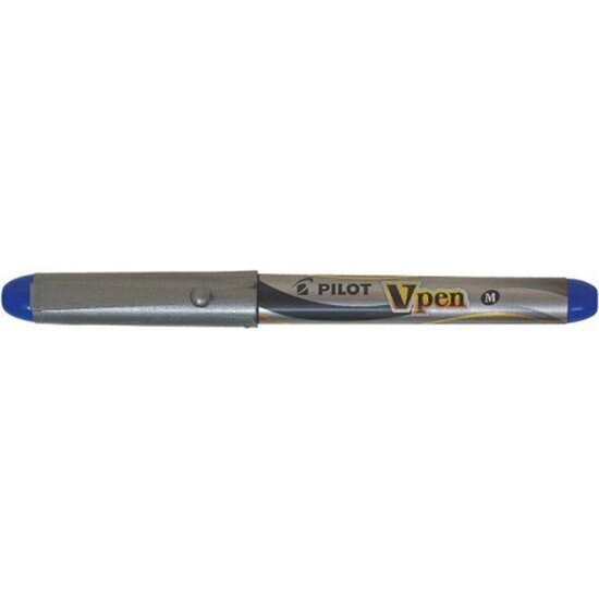 PLUMA DESECHABLE VPEN SILVER AZUL PILOT SVP-4M-L TAMAÑO - AZUL image 0