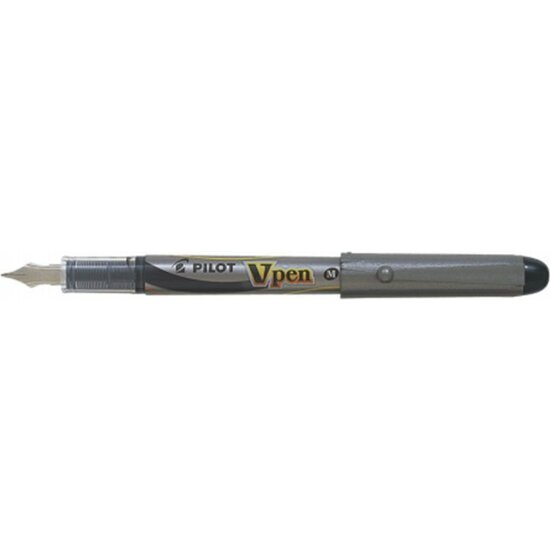 PLUMA DESECHABLE VPEN SILVER AZUL PILOT SVP-4M-L TAMAÑO - NEGRO image 0