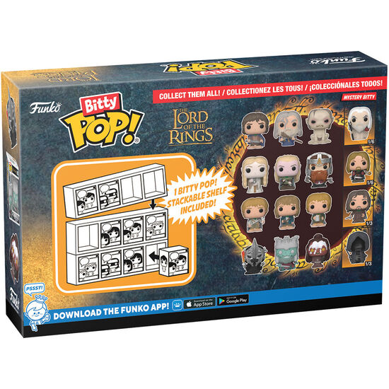 BLISTER 4 FIGURAS BITTY POP EL SEÑOR DE LOS ANILLOS FRODO image 2