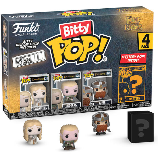 BLISTER 4 FIGURAS BITTY POP EL SEÑOR DE LOS ANILLOS GALADRIEL image 1