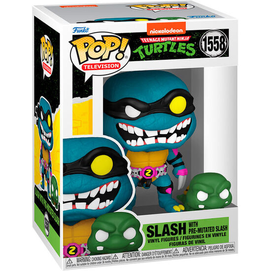 FIGURA POP TORTUGAS NINJA SLASH & PRE MUTATED SLASH image 0