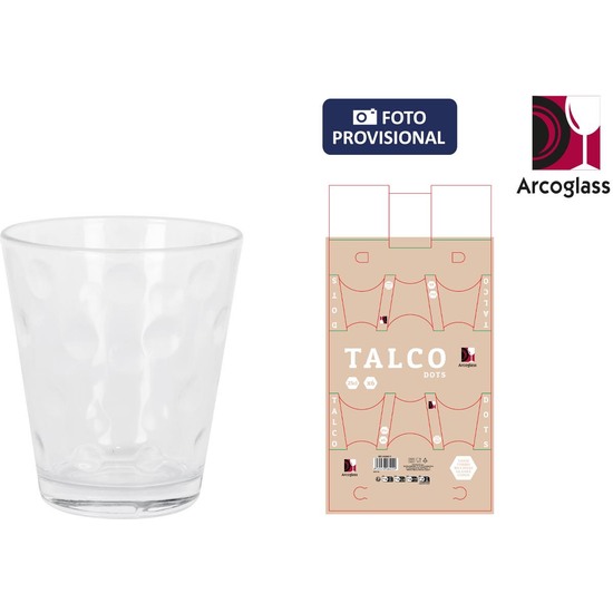 SET 6 VASOS 250CC TALCO DOTS image 0