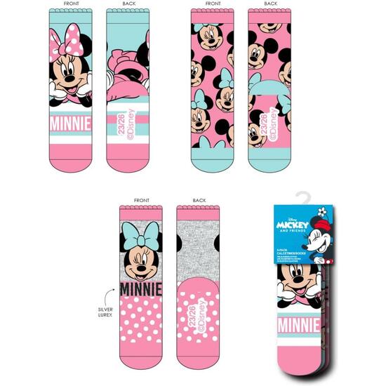 PACK CALCETINES 3 PIEZAS MINNIE image 0