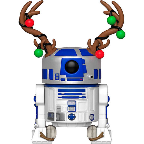 FIGURA POP STAR WARS HOLIDAY R2-D2 WITH ANTLERS image 0